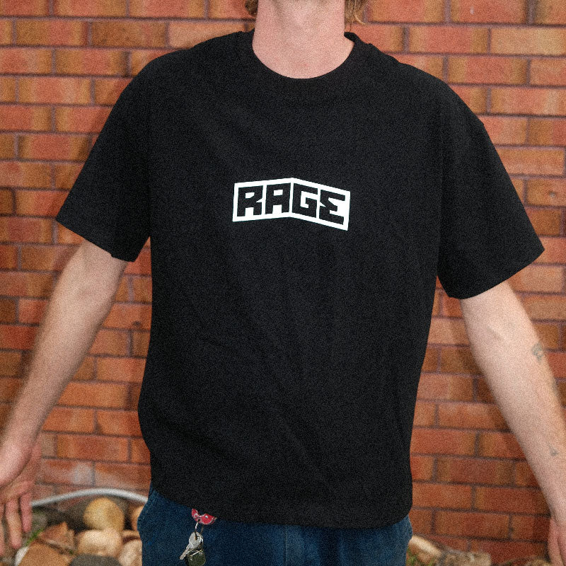 RAGE LOGO T-SHIRT (Black)