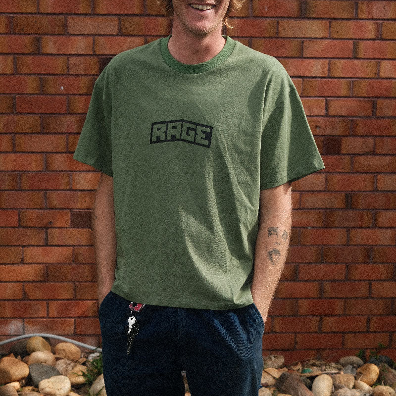 RAGE LOGO T-SHIRT (Green)