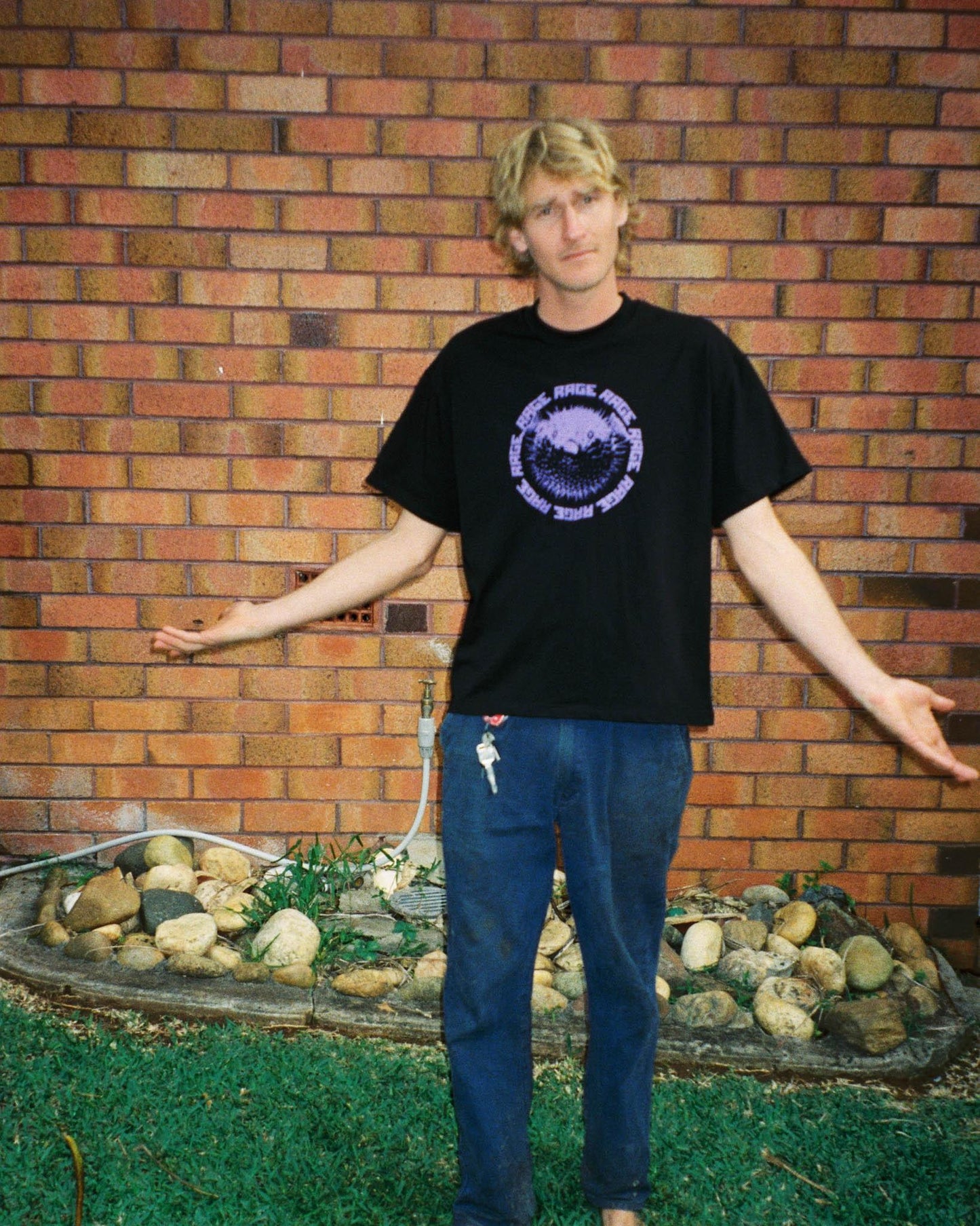 PUFFER TEE  (Black)